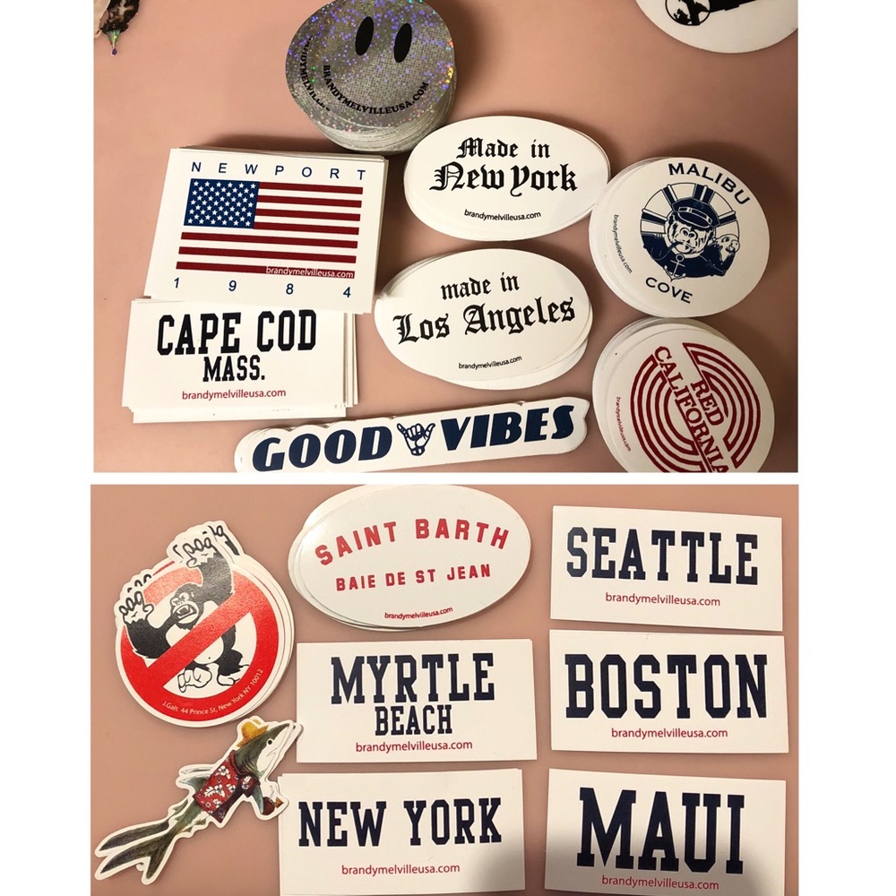 25 Brandy Melville stickers